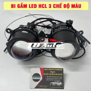 Đèn bi gầm led HCL 3 màu giúp tăng cường ánh sáng hiệu quả