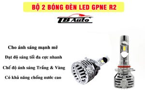 Bộ 2 bóng đèn led GPNE R2 2 bo 2 bong den led gpne r2 tbauto3