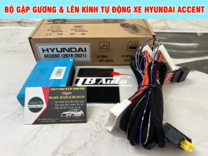Bộ gập gương lên xuống kính tự động xe Hyundai Accent 4 bộ gập gương lên xuống kính xe Hyundai Accent