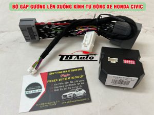 Hình ảnh bộ gập gương lên xuống kính tự động xe Honda Civic tại TB Auto