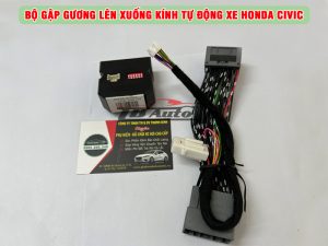 Ưu điểm của bộ gập gương lên xuống kính tự động xe Honda Civic 