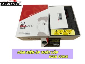 Trang bị bộ cảm biến áp suất lốp thương hiệu ICar C398 cho ô tô uy tín tại TPHCM