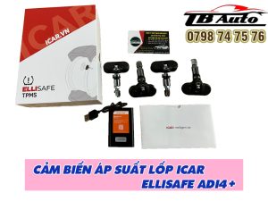 Trang bị cảm biến áp suất lốp Icar Ellisafe ADI4+ cho ô tô tại TB Auto