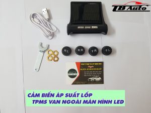 Cảm biến áp suất lốp van ngoài TPMS màn hình led màu 2 Những tính năng cao cấp có trên cảm biến áp suất lốp van ngoài TPMS màn hình led màu