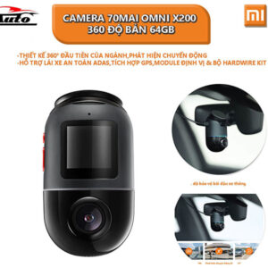 Lắp camera hành trình 70mai Omni X200 đa tính năng tại TB Auto