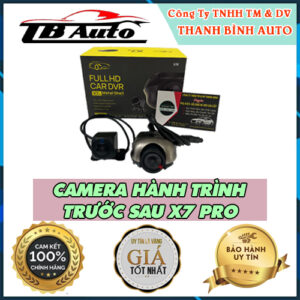 Lắp đặt camera hành trình trước sau X7 Pro uy tín tại TB Auto