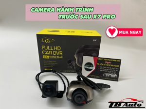 Camera hành trình trước sau X7 Pro tại TB Auto