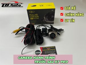 Camera hành trình trước sau X7 Pro giá tốt tại TB Auto