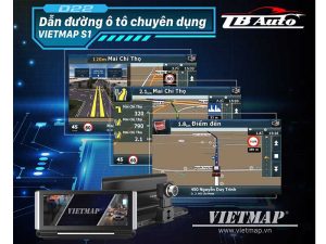 Camera hành trình Vietmap D22 tích hợp phần mềm dẫn đường thông minh