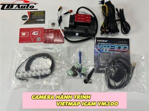 Camera hành trình đáp ứng nghị định 10 Vietmap ICAM VM300 2 Camera hành trình Vietmap VM300 giúp ghi hình ngoài và trong xe