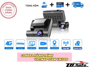 Camera hành trình đáp ứng nghị định 10 Vietmap ICAM VM300 1 Một số tính năng của Bộ camera hành trình Vietmap VM300