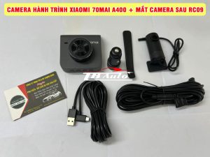 Lắp Camera hành trình 70mai A400 + mắt camera sau RC09 giá tốt tại TB Auto
