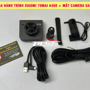 Lắp Camera hành trình 70mai A400 + mắt camera sau RC09 giá tốt tại TB Auto
