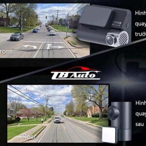 Lắp camera hành trình Xiaomi 70mai A800S + mắt camera sau RC06 tại TB Auto