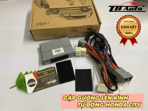 Gập gương lên xuống kính tự động cho xe Honda City uy tín tại TB Auto