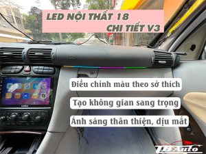 Led nội thất 18 chi tiết V3 chạy đuổi 64 màu - 210 chế độ 1 Vì sao nên độ Led nội thất 18 chi tiết V3 chạy đuổi 64 màu - 210 chế độ