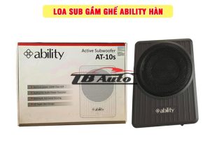 Loa sub gầm ghế Ability Hàn 3 Loa sub gầm ghế Ability của Hàn có thể lắp đặt trên mọi dòng xe