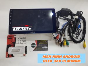 Bộ sản phẩm màn hình Android Oled 360 Platinum chính hãng tại TB Auto