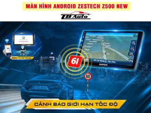 Màn hình Zestech Z500 New 4 Màn hình Zestech Z500 New giúp cảnh báo giới hạn tốc độ