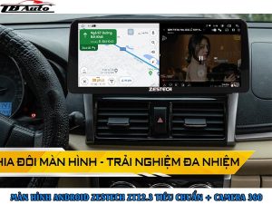 Màn hình android zestech ZT12.3 bản tiêu chuẩn + camera 360 2 man hinh android zestech ze12 3 tieu chuan camera 360 2