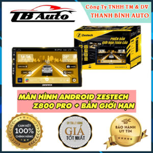 Trang bị màn hình Android Zestech Z800 Pro+ bản giới hạn cho xe tại TB Auto