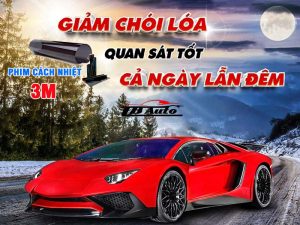 Phim cách nhiệt 3M chính hãng giúp chống lóa chống lóa cực tốt