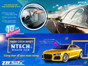 Phim cách nhiệt Hàn Quốc Ntech chính hãng bảo hành 10 năm 2 Phim cách nhiệt Ntech bảo hành 10 năm