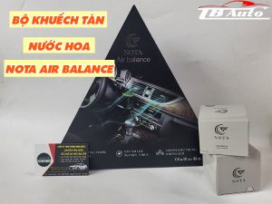 Bộ khuếch tán nước hoa Nota Air Balance 5 Vì sao nên sử dụng bộ khuếch tán nước hoa Nota Air Balance cho xe