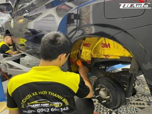 Tấm cách âm chống ồn ô tô 3M 2 lớp vàng 3 cach am chong on o to 3m 2 lop vang thanh binh auto 1