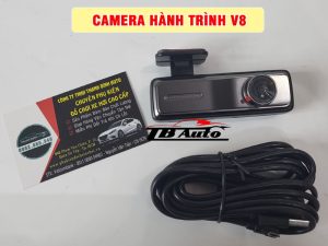 Camera hành trình V8 được thiết kế nhỏ gọn chắc chắn