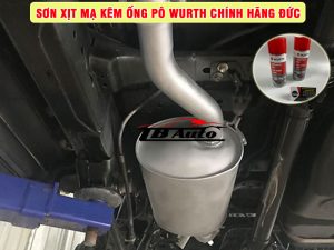 Địa chỉ sơn xịt mạ kẽm ống pô Wurth chính hãng Đức uy tín tại TPHCM
