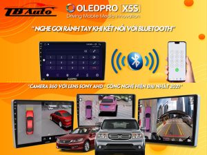 Địa chỉ lắp màn hình DVD Android OledPro X5S liền Camera 360 giá tốt tại TPHCM