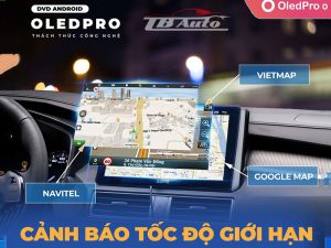 Màn hình liền camera 360 OledPro NX360 1 Cảnh báo giới hạn tốc độ lái xe an toàn với OledPro NX360