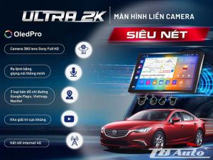 Màn hình DVD OledPro Ultra 2K 4 Lắp màn hình OledPro Ultra 2K xem gì cũng thả ga