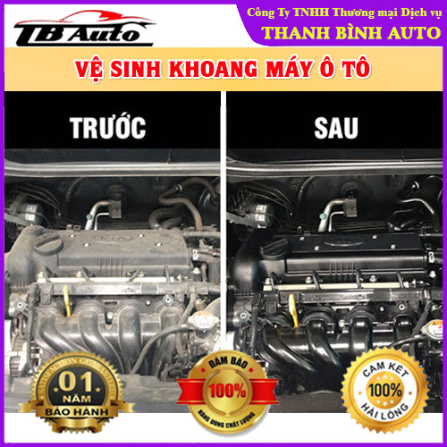 Địa chỉ vệ sinh khoang máy ô tô