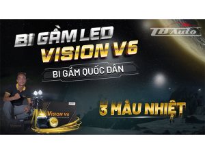 Bi gầm Vision V6 3 chế độ 3 Bi gầm led Vision V6 với 3 chế độ màu thông minh