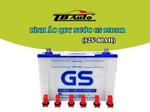 Bình ắc quy nước GS 95D31R ( 12V-80AH ) 1 Binh ac quy GS 95D31R 1
