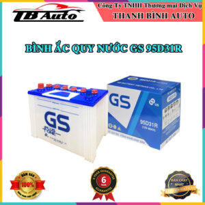 Bình ắc quy nước GS 95D31R (12V-80AH)