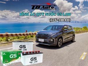 Bình ắc quy nước GS L100 (12V - 100Ah) 3 Binh ac quy GS L100 3
