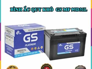 Bình ắc quy khô GS MF 95D31L (12V-80AH)