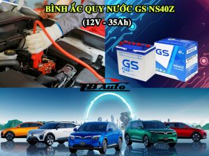 Bình ắc quy nước GS NS40Z ( 12V-35AH ) 3 Binh ac quy GS NS40Z 3