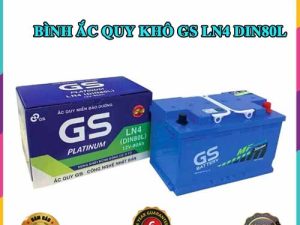 Bình ắc quy khô GS LN4 DIN80L ( 12V-80AH )