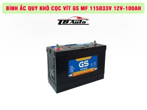 Bình ắc quy khô cọc vít GS MF 115D33V 12V-100AH TB Auto