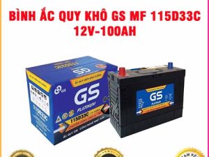 Bình ắc quy khô GS MF 115D33C 12V-100AH TB Auto