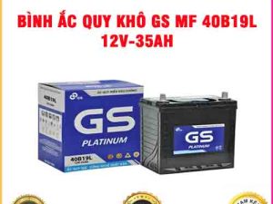 Bình ắc quy khô GS MF 40B19L 12V-35AH TB Auto