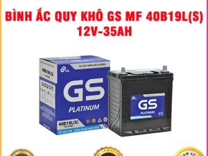 Bình ắc quy khô GS MF 40B19L(S) 12V-35AH TB Auto