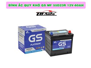 Bình ắc quy khô GS MF 55D23R 12V-60AH 3 Bình ắc quy khô GS MF 55D23R có mắt thần giúp dễ quan sát