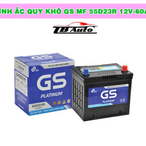 Bình ắc quy khô GS MF 55D23R có mắt thần giúp dễ quan sát