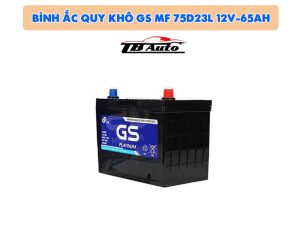 Bình ắc quy khô GS MF 75D23L 12V-65AH 1 Bình ắc quy khô GS MF 75D23L 12V-65AH TB Auto