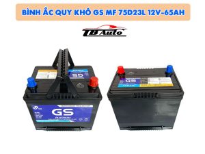 Bình ắc quy khô GS MF 75D23L 12V-65AH 3 Bình ắc quy khô GS MF 75D23L 12V-65AH có tính tự phóng điện thấp